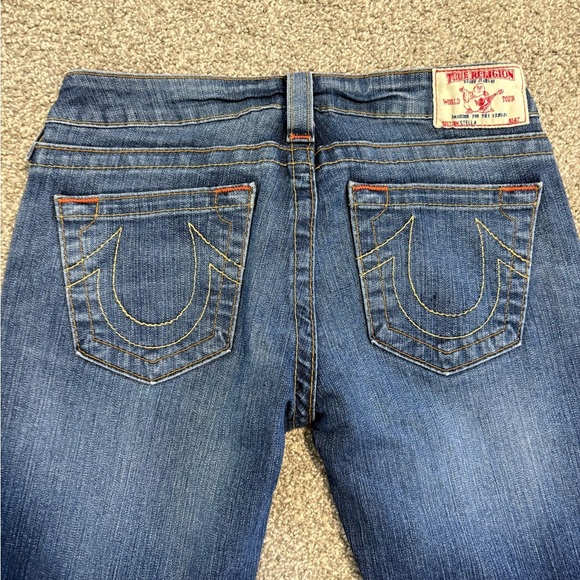 Y2K True Religion Women's Lowrise Skinny Stella Jeans Size‎ 27 - Picture 2 of 9